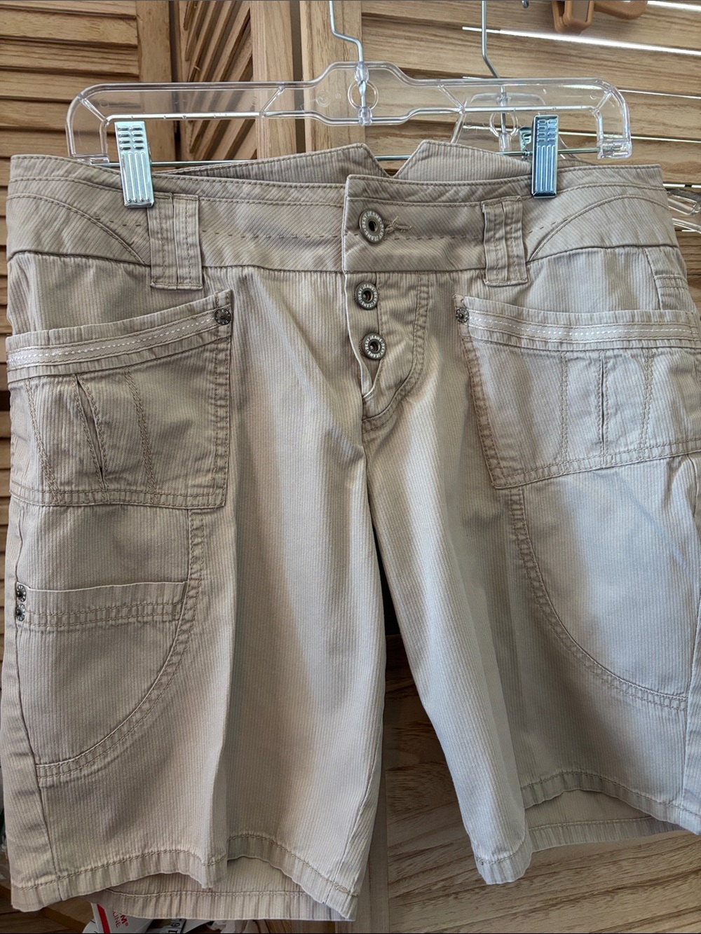 DKNY Jeans Beige Women's Casual Shorts 10